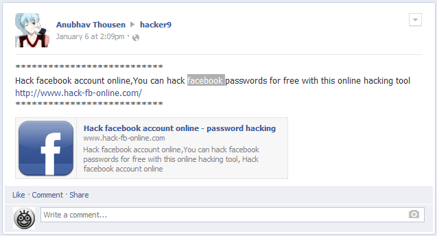 Facebook id hacking online, free